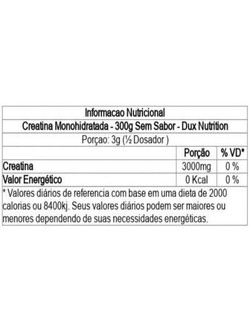 Creatina Monohidratada Dux 300g
