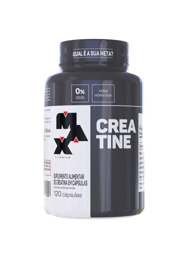 Creatina Max Titanium 120 Cápsulas