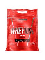 Proteína Concentrada Integralmedica Whey 100% Pure 900g Morango