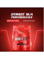 Proteína Concentrada Integralmedica Whey 100% Pure 900g Morango