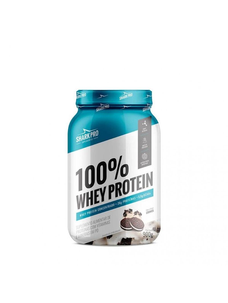 100% Whey Protein (900g) - Sabor: Cookies