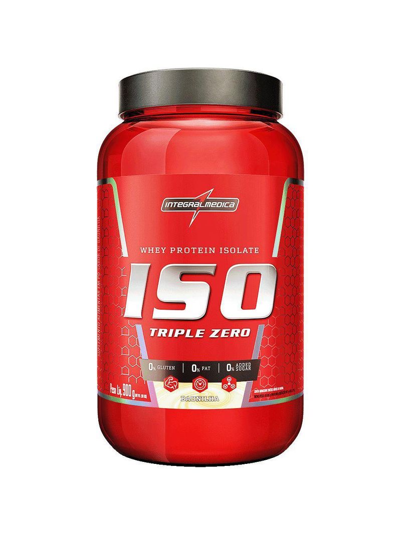 Whey Protein Integralmedica Iso Triple 900g Pote Baunilha