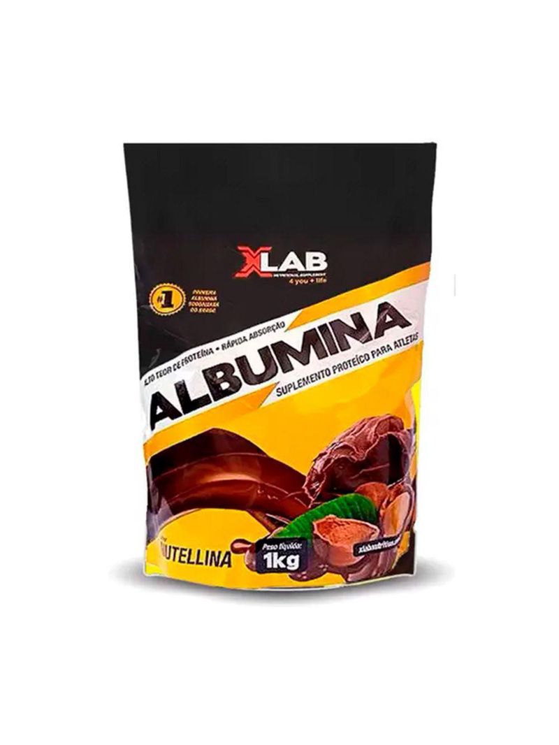 Albumina 1kg Sabor Creme De Avelã Nutelina X-lab