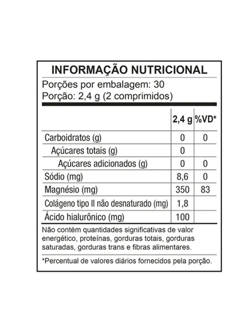 Hialugen Biobalance 60 Comprimidos Sem Sabor