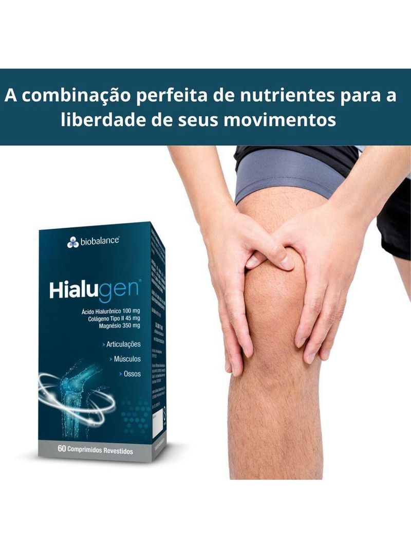 Hialugen Biobalance 60 Comprimidos Sem Sabor