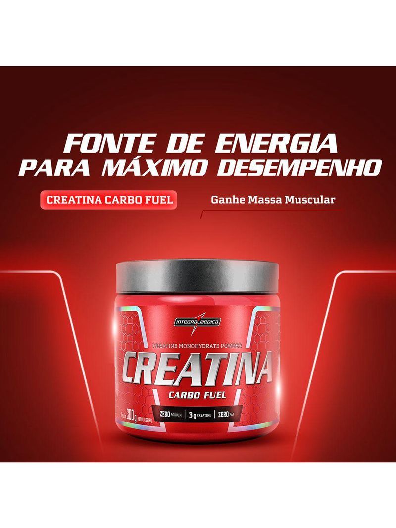 Creatina Integralmedica Carbo Fuel 300g Neutro