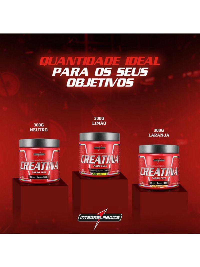 Creatina Integralmedica Carbo Fuel 300g Neutro