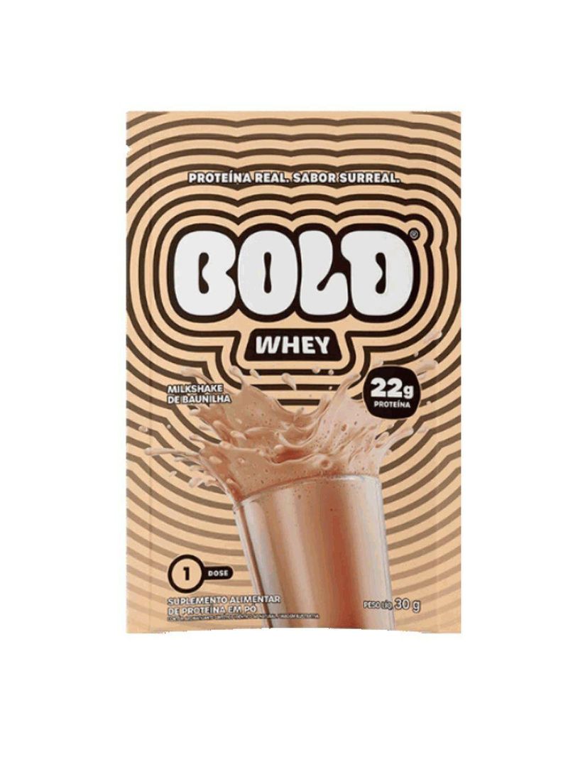 Bold Whey 30g Sabor Milkshake De Baunilha
