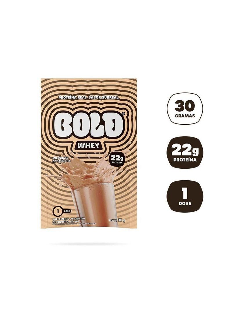 Bold Whey 30g Sabor Milkshake De Baunilha