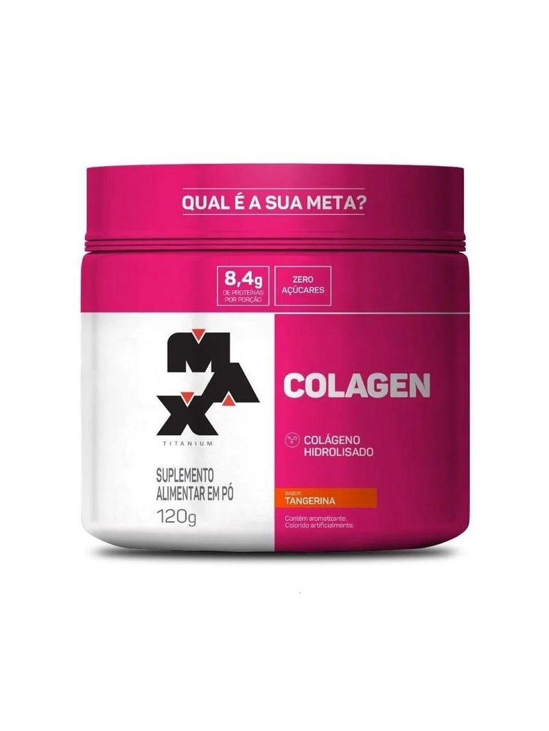 Colágeno Hidrolisado Colagen (120g) - Sabor: Tangerina