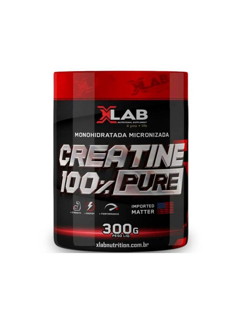 Creatina 100% Pura 300g Sem Sabor X-lab Nutrition