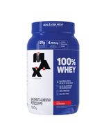 Whey Concentrado 100% Max Titanium 900g morango 900g