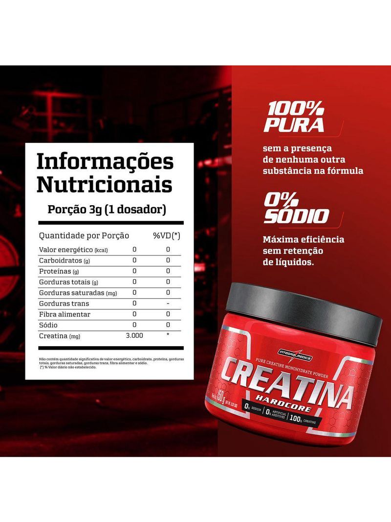 Creatina Integralmedica 150g Neutro