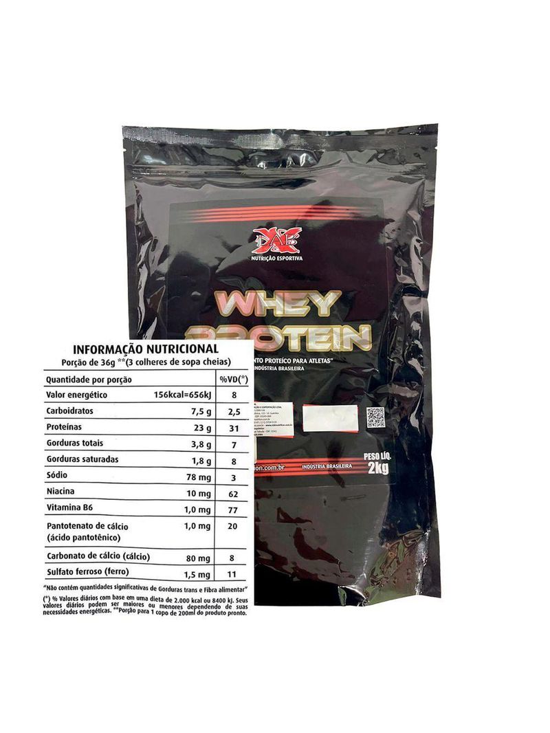 Whey Protein Concentrado 2kg Sabor Morango Com Banana X-lab Nutrition