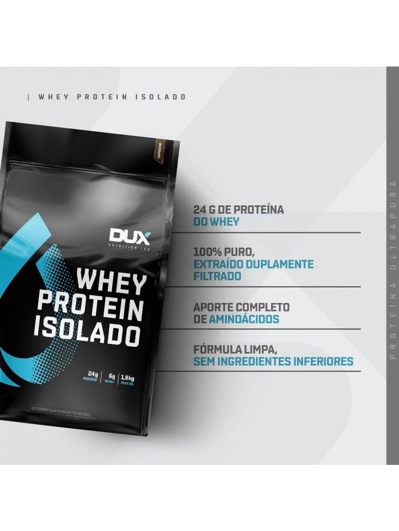 Whey Protein Isolado Refil (1,8kg) - Sabor: Chocolate