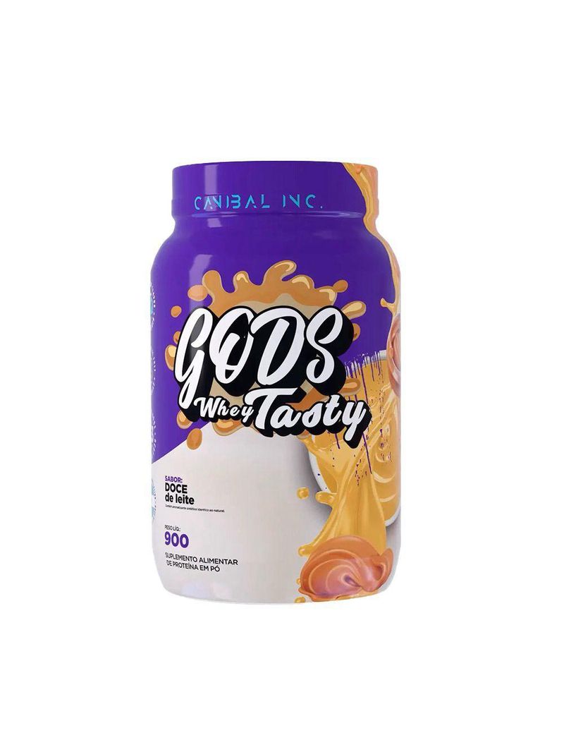 Whey Protein 3w Gods Whey 900g Doce De Leite Canibal Inc