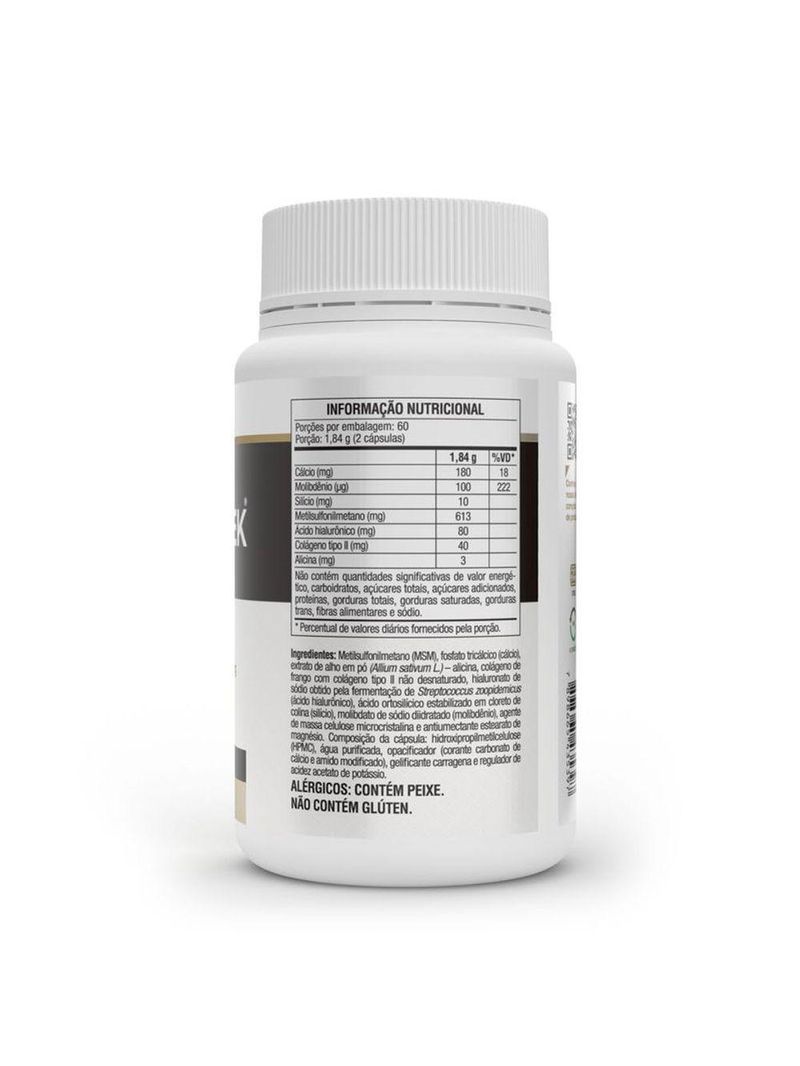 Colagentek Tipo Ii 120 Cápsulas 790mg Suplemento Para Articulações E Cartilagens