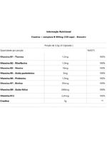 Creatina + Complexo B 550mg 120 Caps Bionutrir