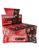 Barra Proteína Whey Crisp Bar 12 Unidades - Integralmedica Brownie De Chocolate