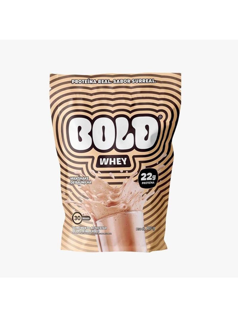 Bold Whey Refil 900g Sabor Milkshake De Baunilha