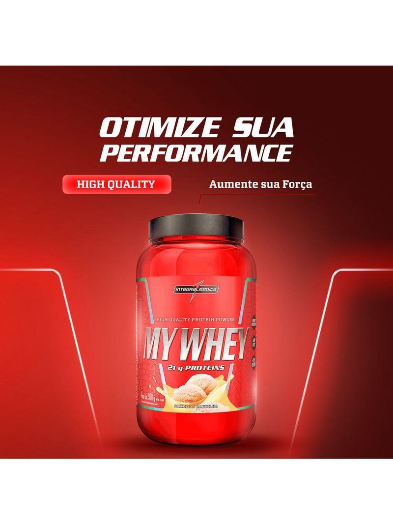 Whey Protein Integralmedica My Whey 900g Pote Baunilha