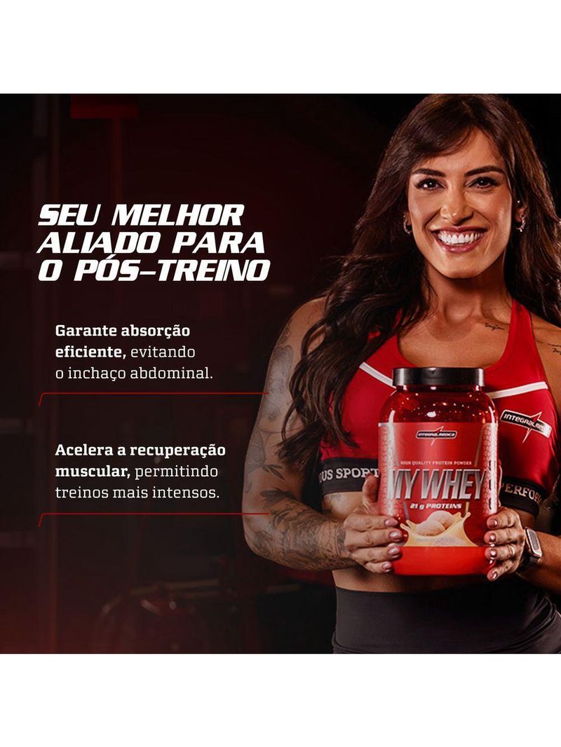 Whey Protein Integralmedica My Whey 900g Pote Baunilha