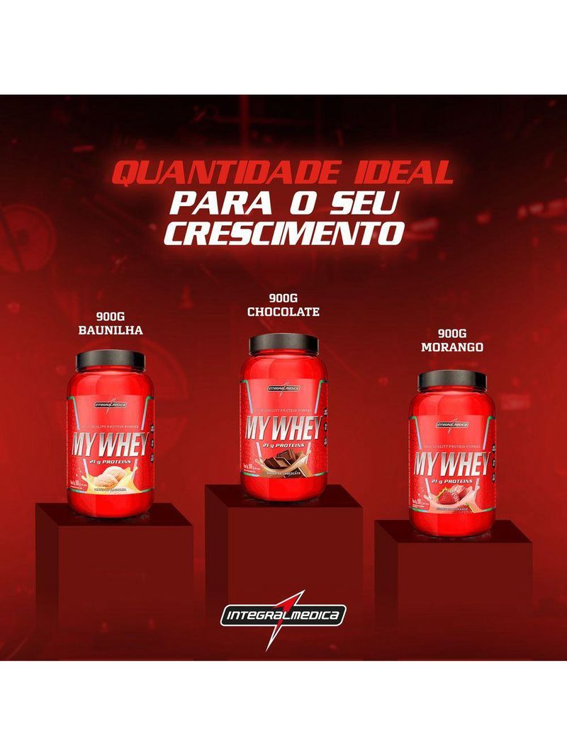 Whey Protein Integralmedica My Whey 900g Pote Baunilha