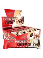 Barra Proteína Whey Crisp Bar 12 Unidades - Integralmedica Leite Niño Com Creme De Avelã