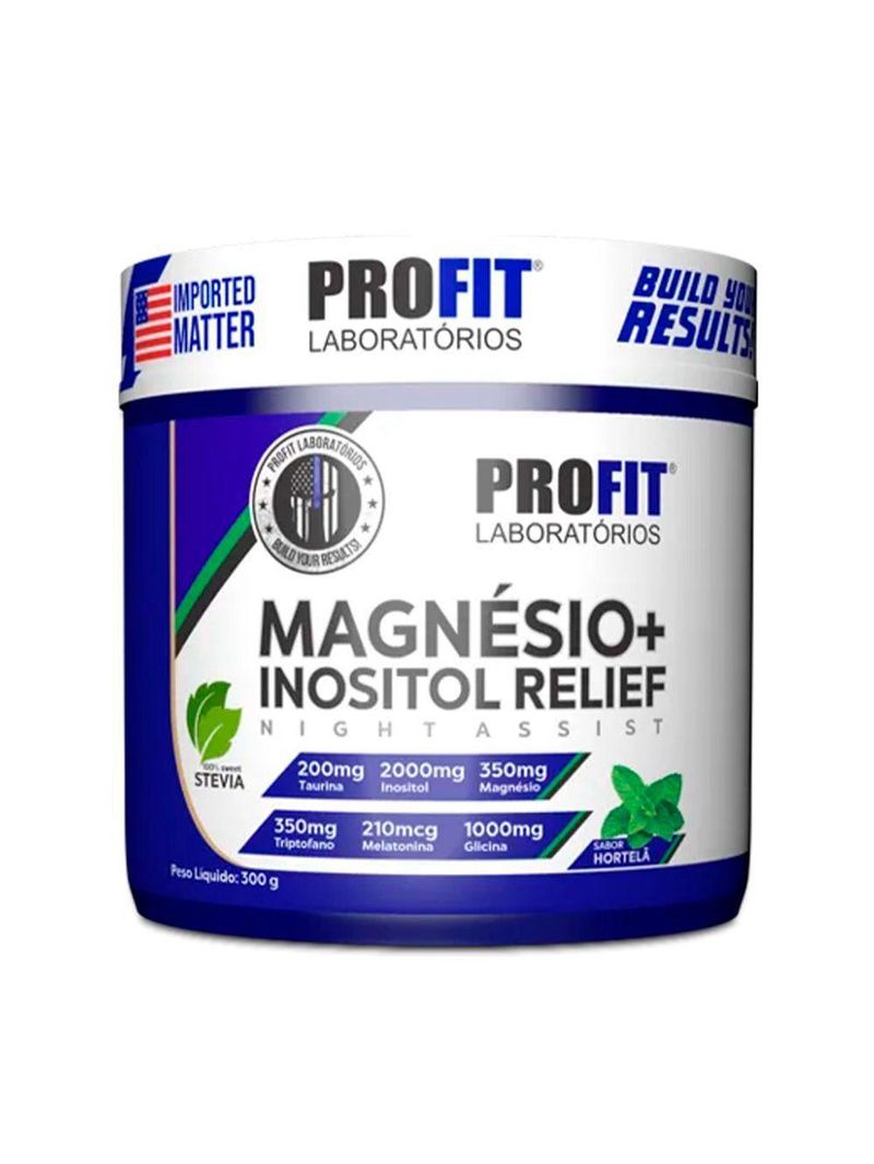 Relief Magnésio 350mg E Inositol 2000mg Hortelã Profit