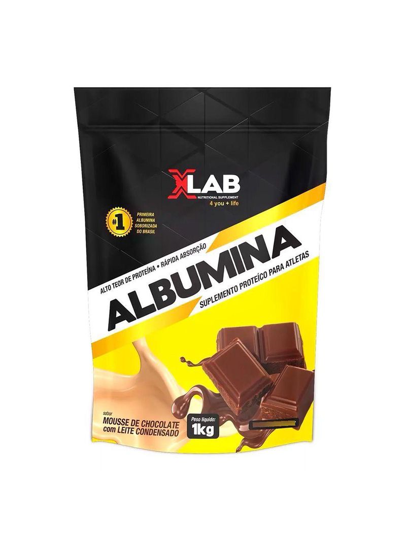 Albumina 1kg Sabor Chocolate Com Leite Condensado X-lab