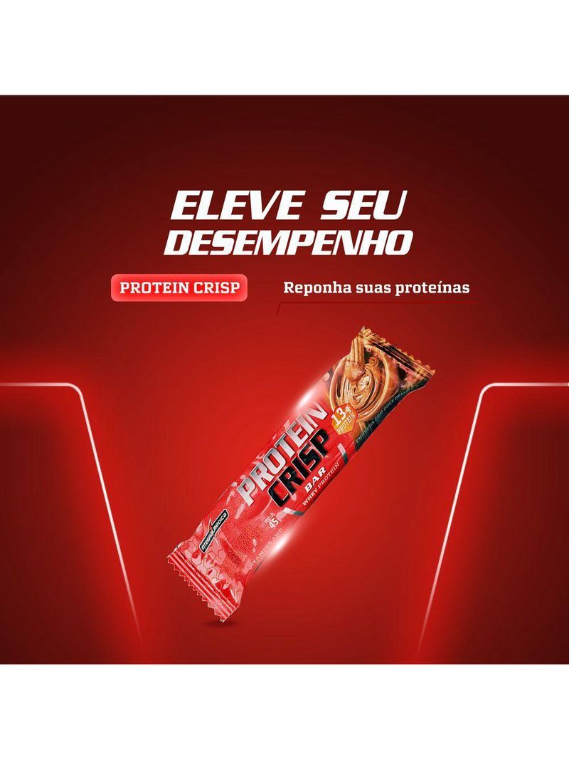 Barra Proteína Whey Crisp Bar 12 Unidades - Integralmedica Churros