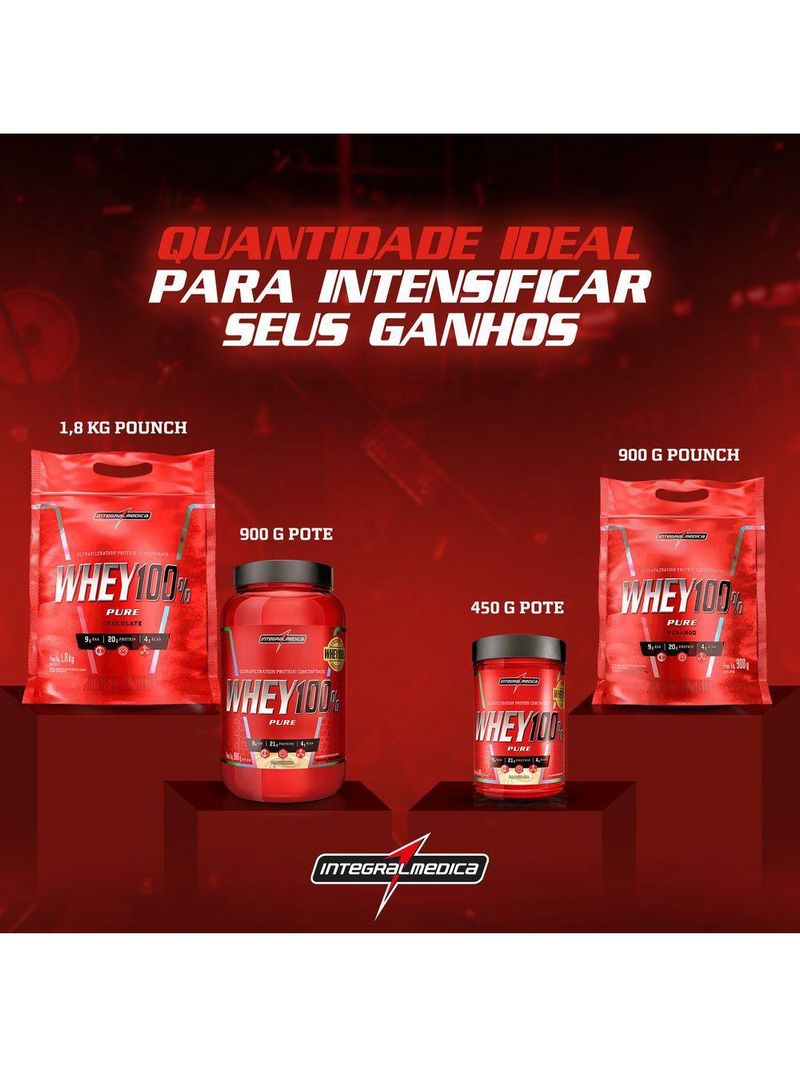 Whey 100% Pure 900g Integralmedica Cookies And Cream