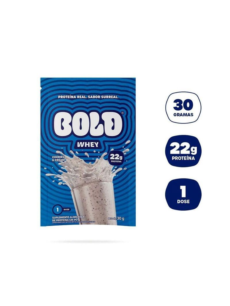 Bold Whey 30g Sabor Cookies E Cream