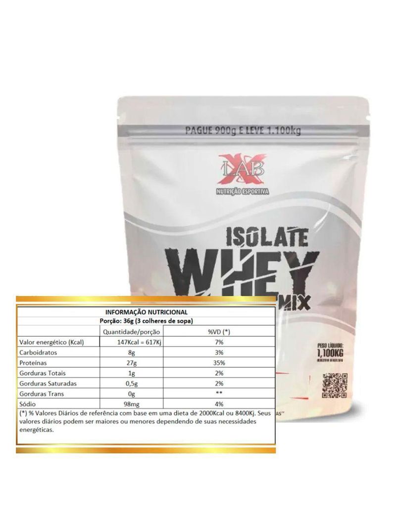 Whey Protein Isolate Whey Mix Doce De Leite 11kg X-lab