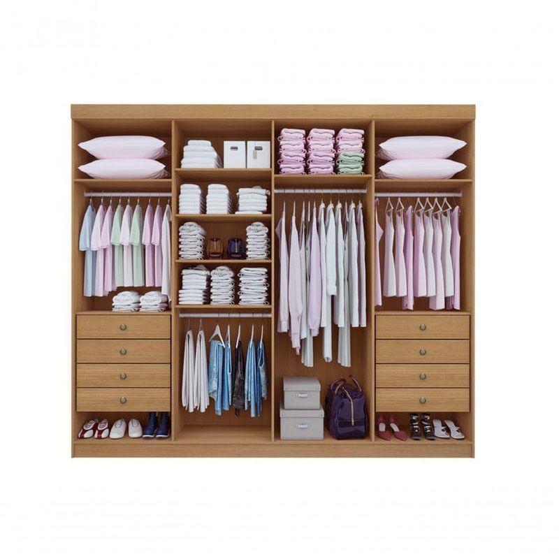 Guarda Roupa Casal 8 Portas 8 Gavetas - Daymont - Móveis D'doro