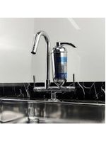 Torneira Cozinha Filtro Purificador Mesa Bancada Bica Móvel 1/4v Cromado Abs Luxo