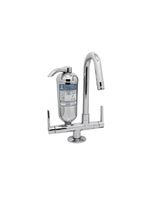 Torneira Cozinha Filtro Purificador Mesa Bancada Bica Móvel 1/4v Cromado Abs Luxo
