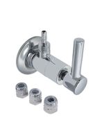 Registro Adaptador Para Filtro De água Purificador Universal Parede Cromado 1/4 De Volta