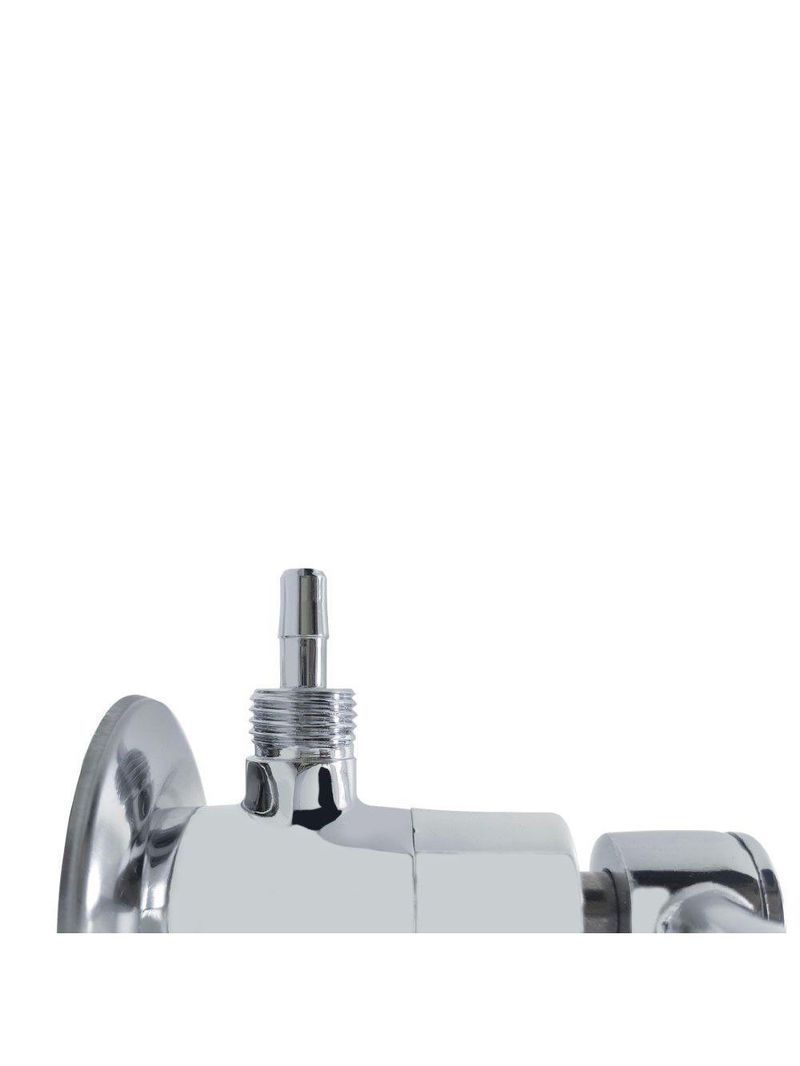 Registro Adaptador Para Filtro De água Purificador Universal Parede Cromado 1/4 De Volta