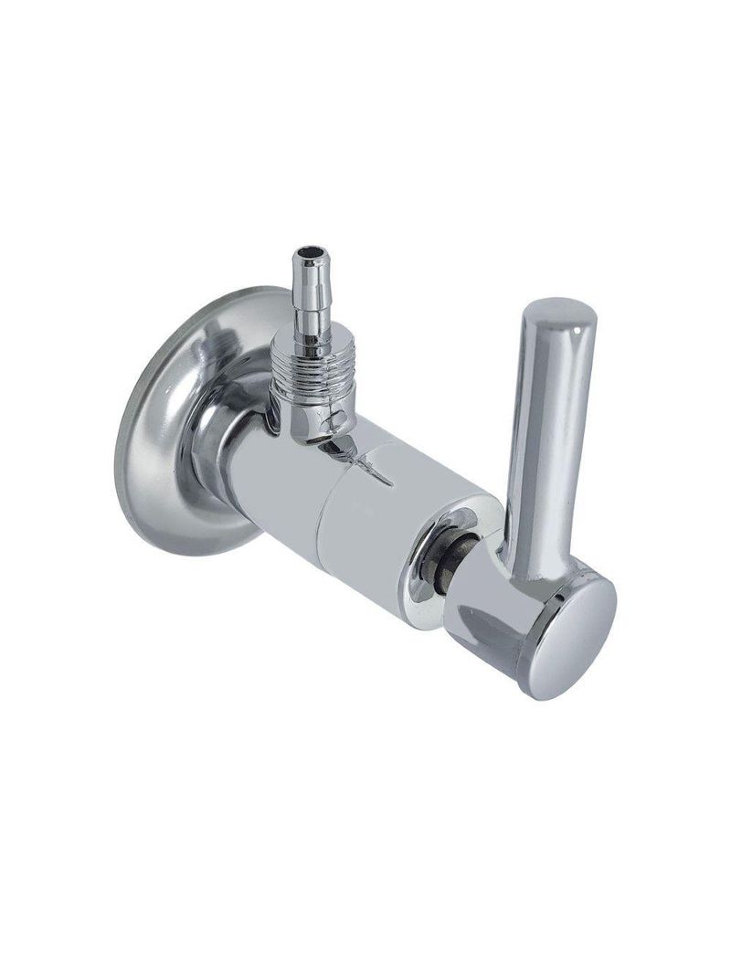 Registro Adaptador Para Filtro De água Purificador Universal Parede Cromado 1/4 De Volta