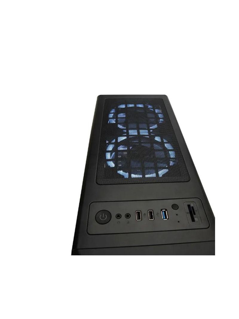 Gabinete gamer modoc com painel lateral temperado warrior preto - multilaser