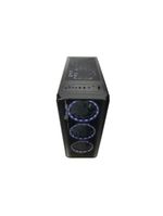 Gabinete gamer modoc com painel lateral temperado warrior preto - multilaser