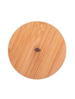 Potiche lyor lines de ceramica branco 10cm x 10cm x 15cm
