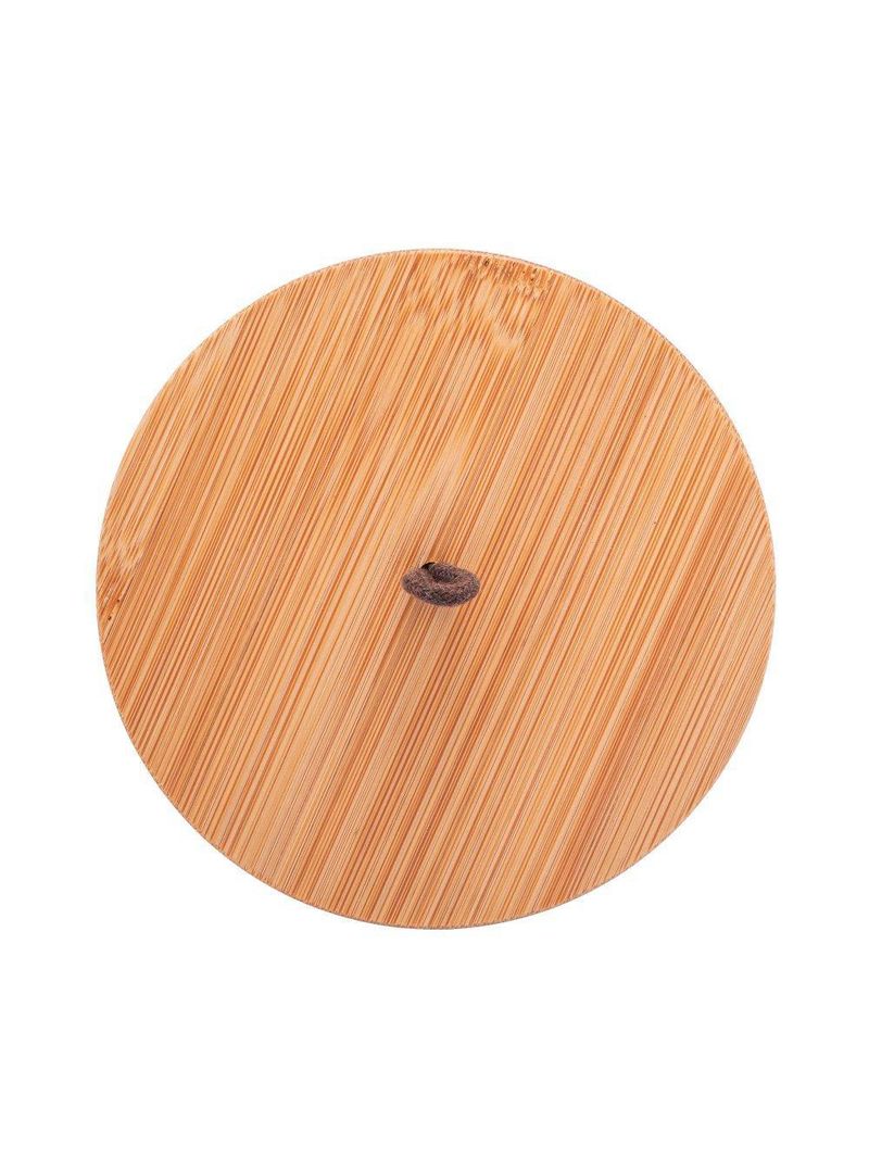 Potiche lyor lines de ceramica branco 10cm x 10cm x 12,5cm