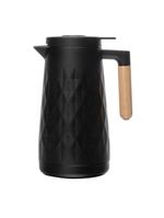 Garrafa térmica lyor new diamond de plástico preta 1l