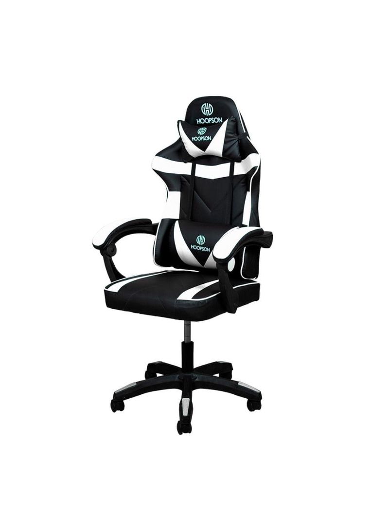 Cadeira gamer hoopson preta e branca cg-506
