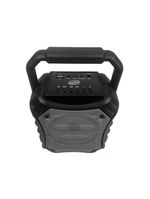 Caixa de som bluetooth 15w newlink bomber sp112 - led, fm e entrada para cartao micro sd cinza