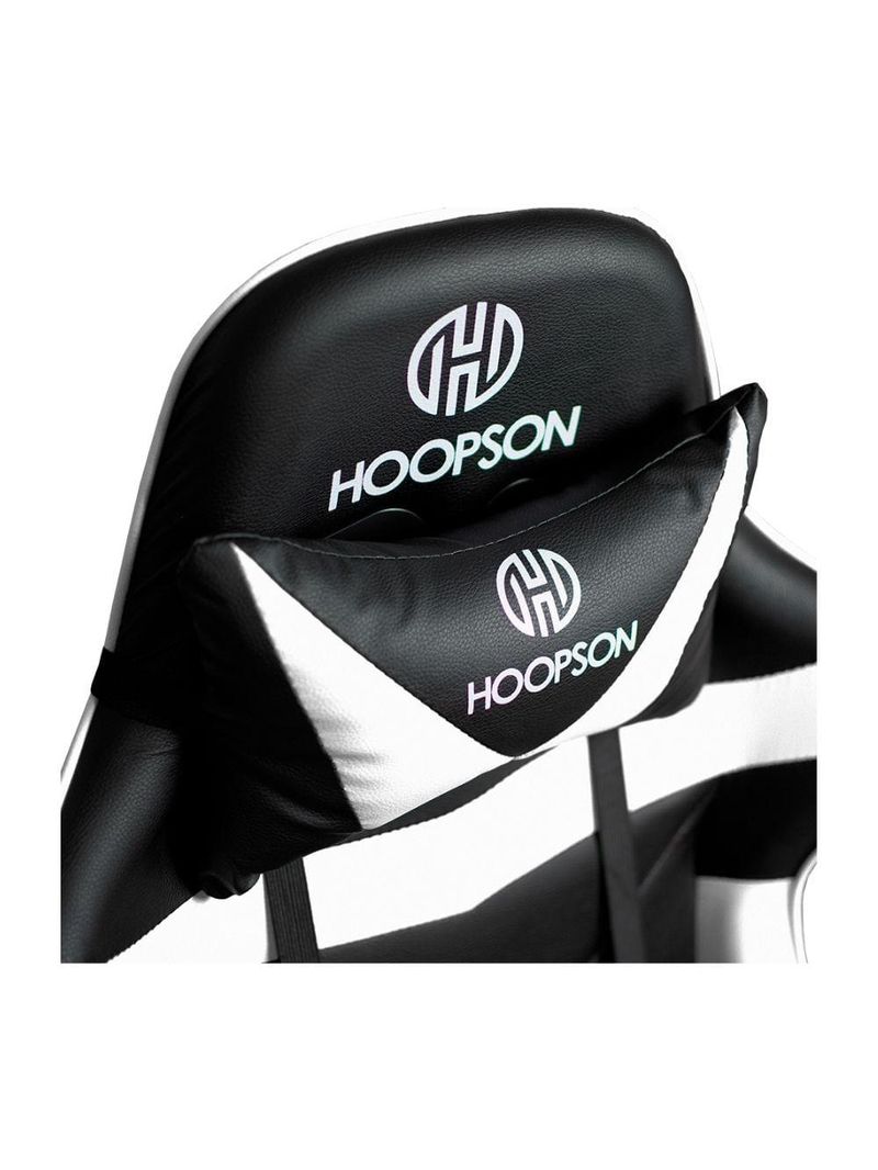Cadeira gamer hoopson preta e branca cg-506