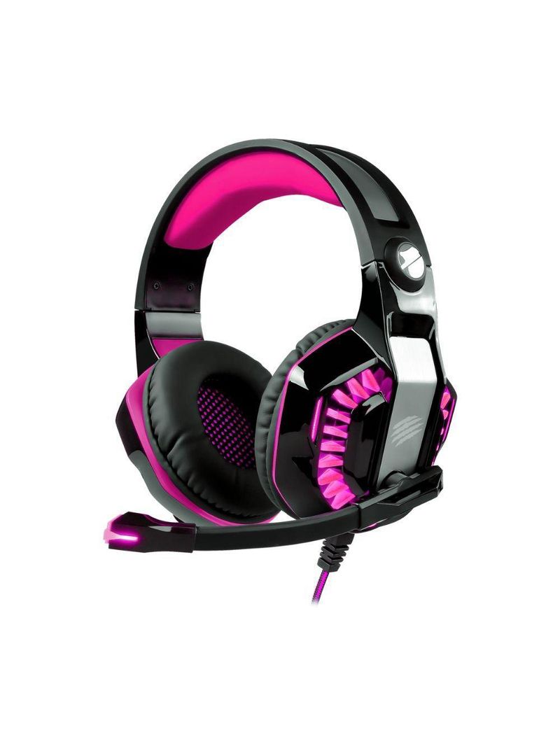 Headset beast-xr hs404 preto/ rosa oex games