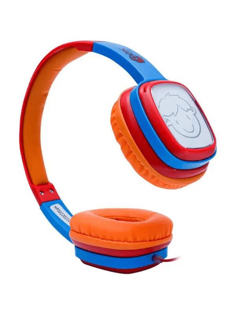 Headphone cartoon oex kids / teen hp302 vernelho/azul